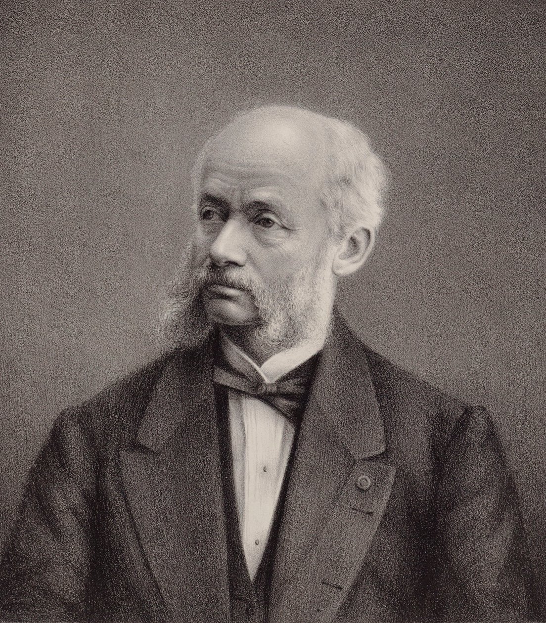 Portræt af violinisten og komponisten Henri Vieuxtemps 1820-1881, 1895. af Unbekannt