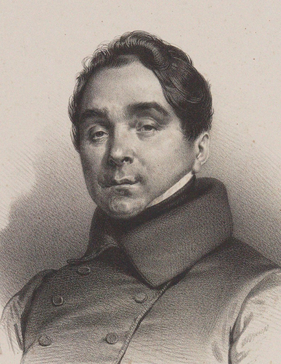 Portræt af violinisten og komponisten Philippe Musard 1792-1859. af Unbekannt