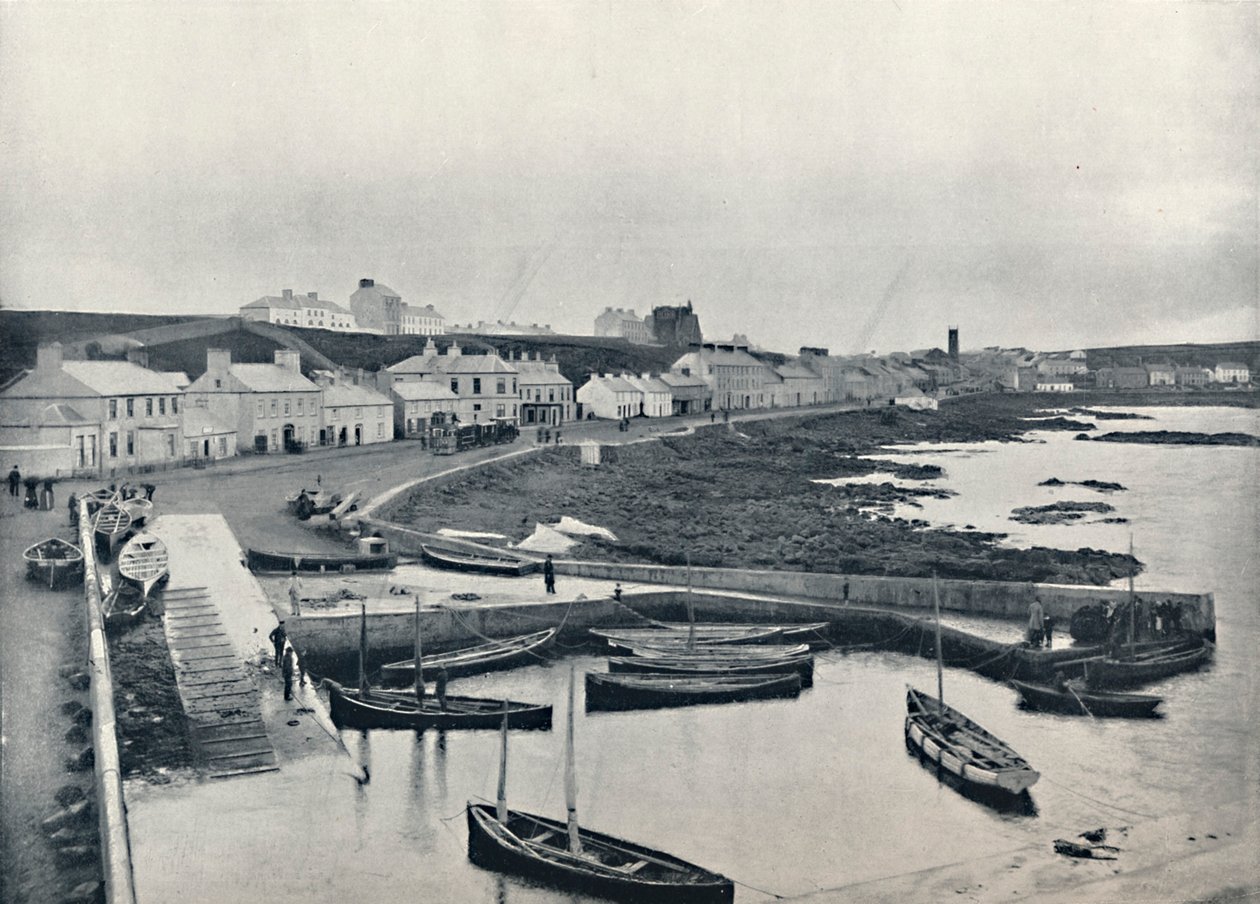Portstewart - Havnen og byen, 1895 af Unbekannt