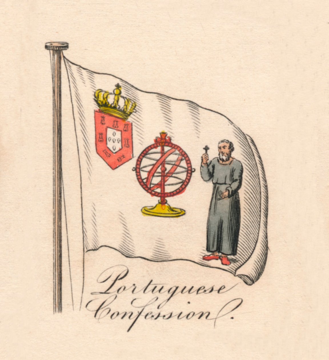 Portugisisk bekendelse, 1838 af Unbekannt