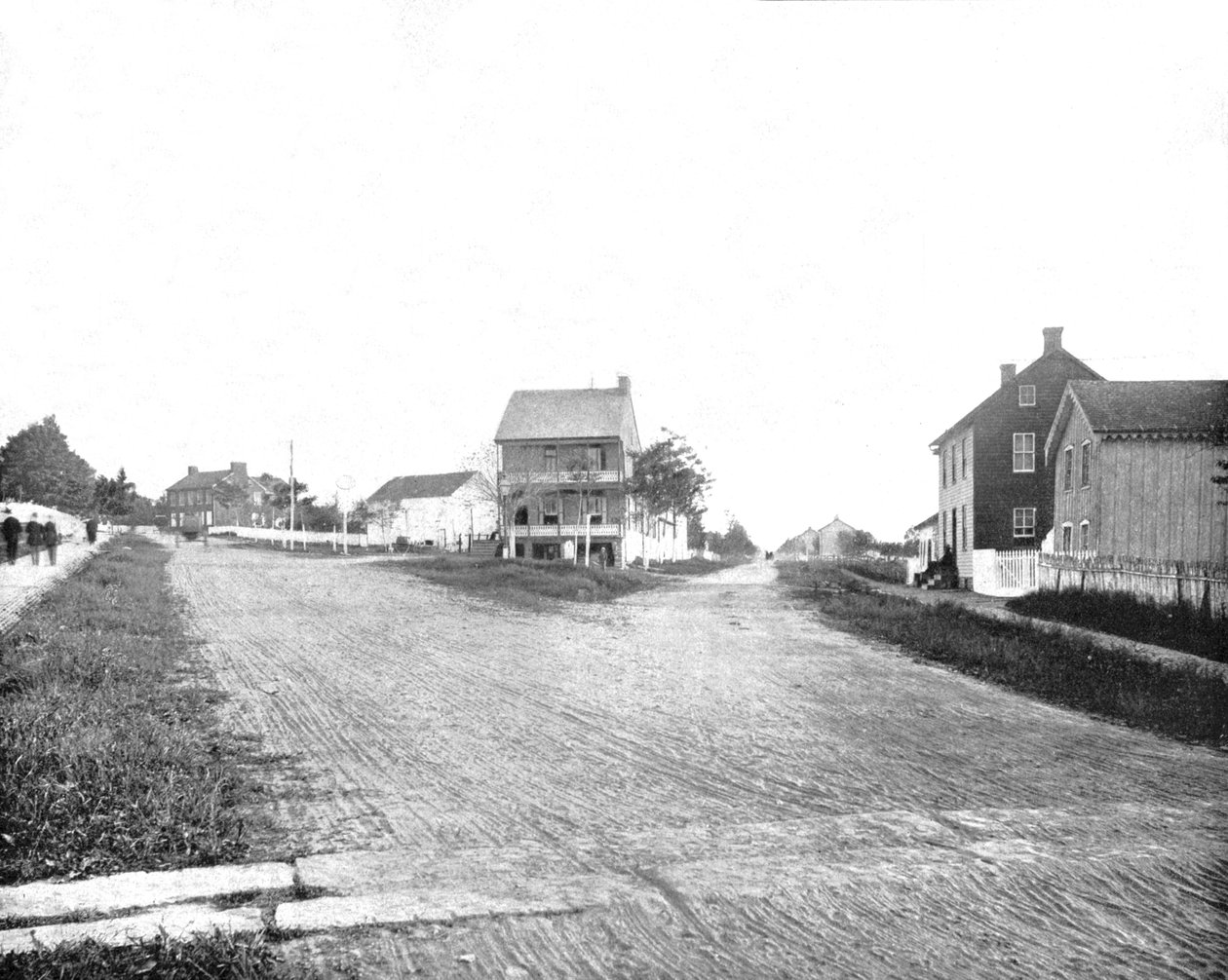 Stilling besat af Union skarpskytter i Gettysburg, Pennsylvania, USA, c1900. af Unbekannt