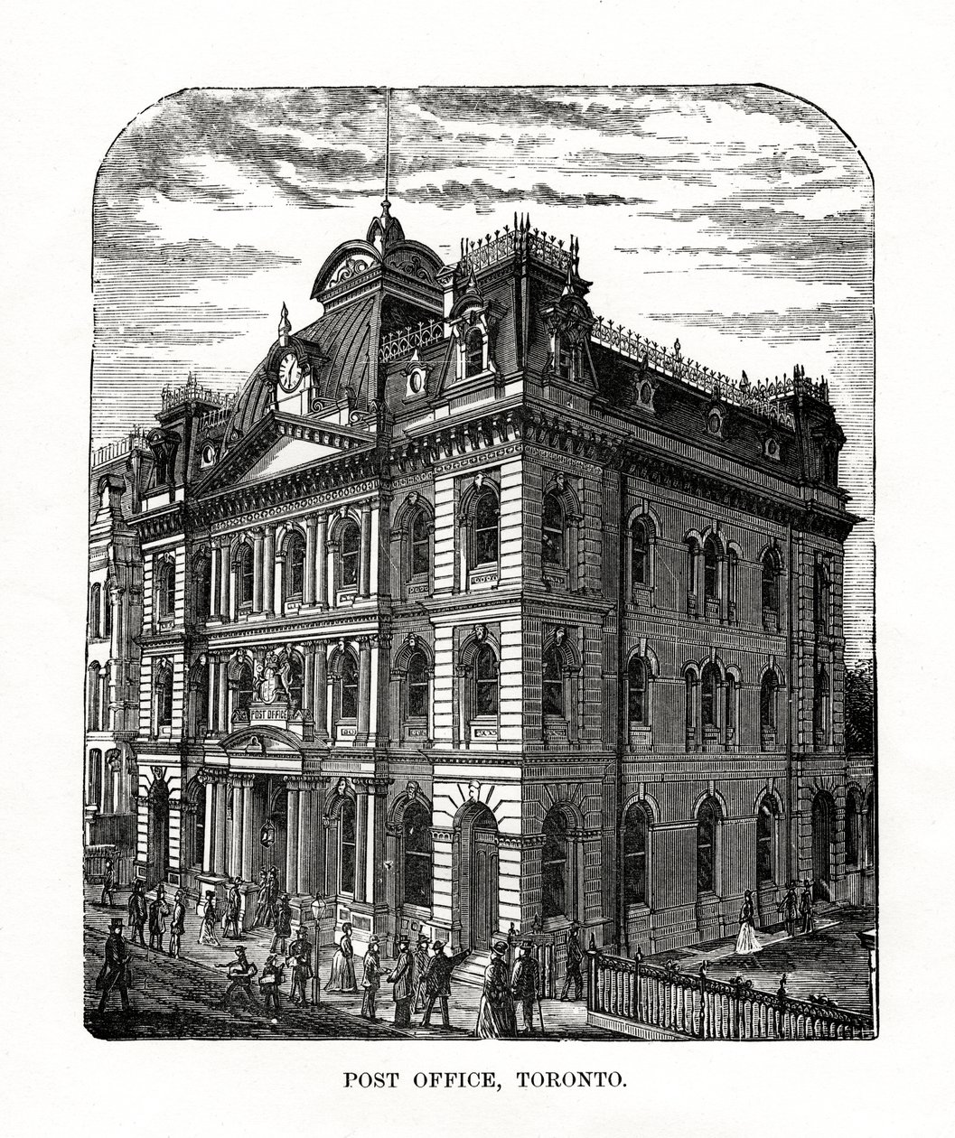 Postkontor, Toronto, Ontario, Canada, 1800-tallet af Unbekannt