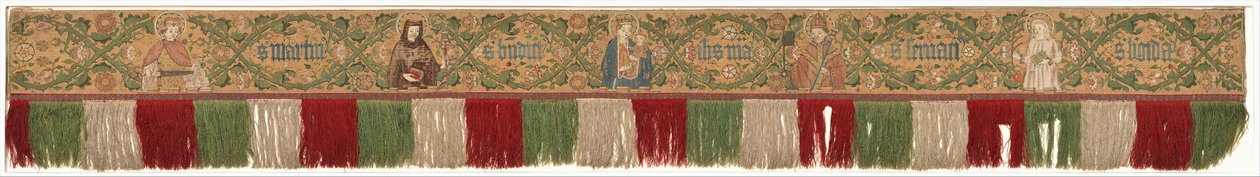 Praetexta of an Antependium, tysk, efter 1450. af Unbekannt