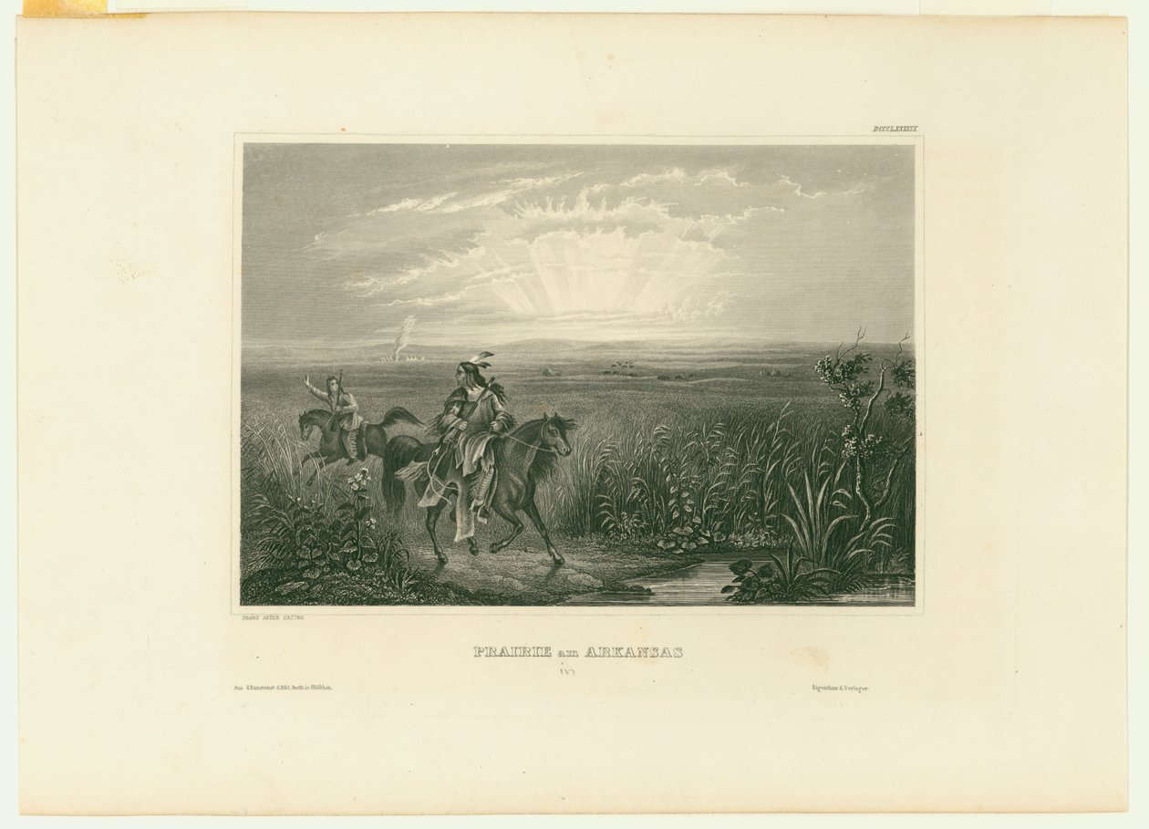 Prairie am Arkansas. (Prairie i Arkansas) af Unbekannt