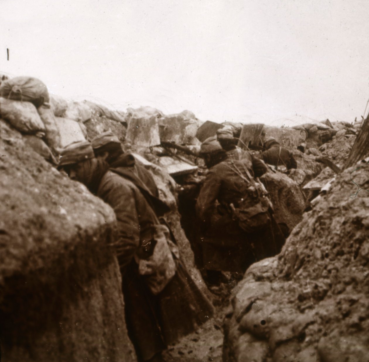 Forberedelse til angreb, Arne, Nordfrankrig, c1914-c1918 af Unbekannt