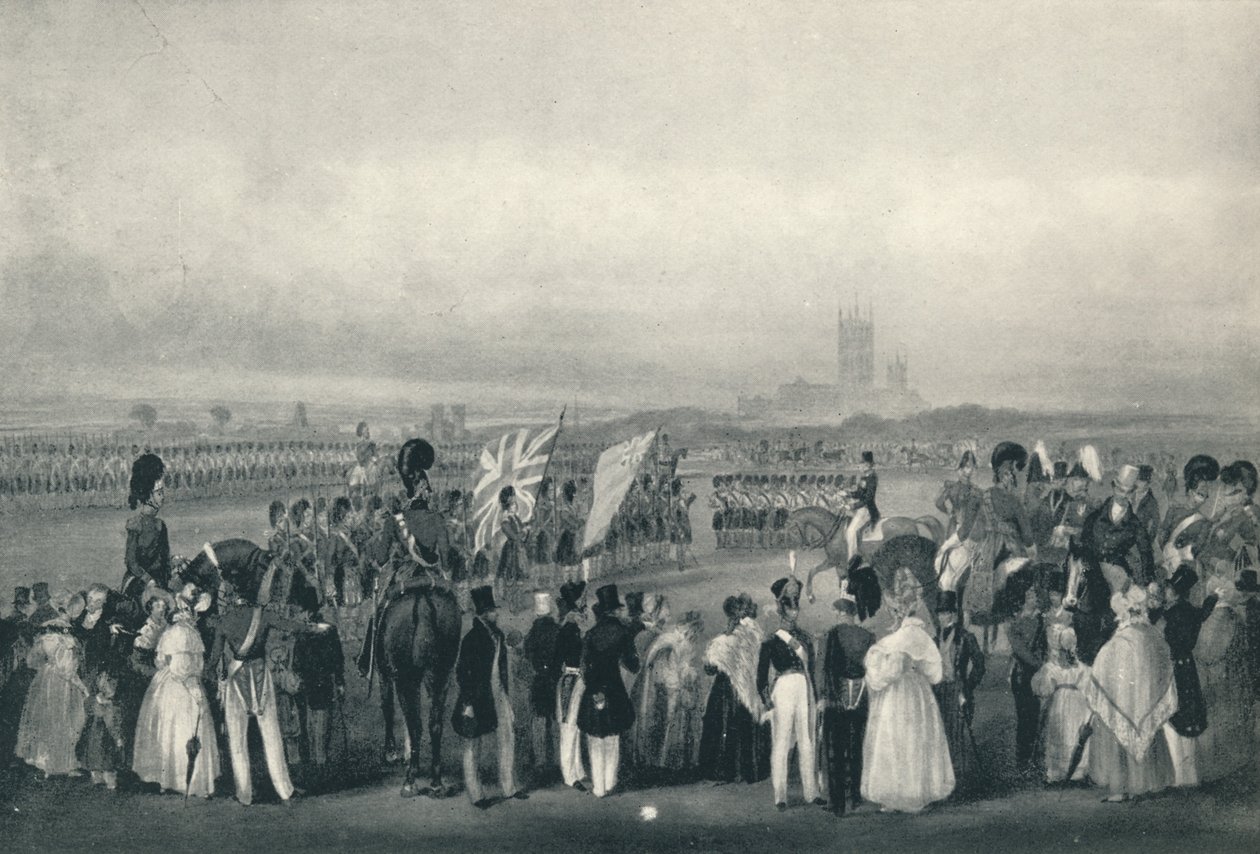 Præsenterer nye farver til 93. højlændere, 7. oktober 1834, 1834 1909 af Unbekannt