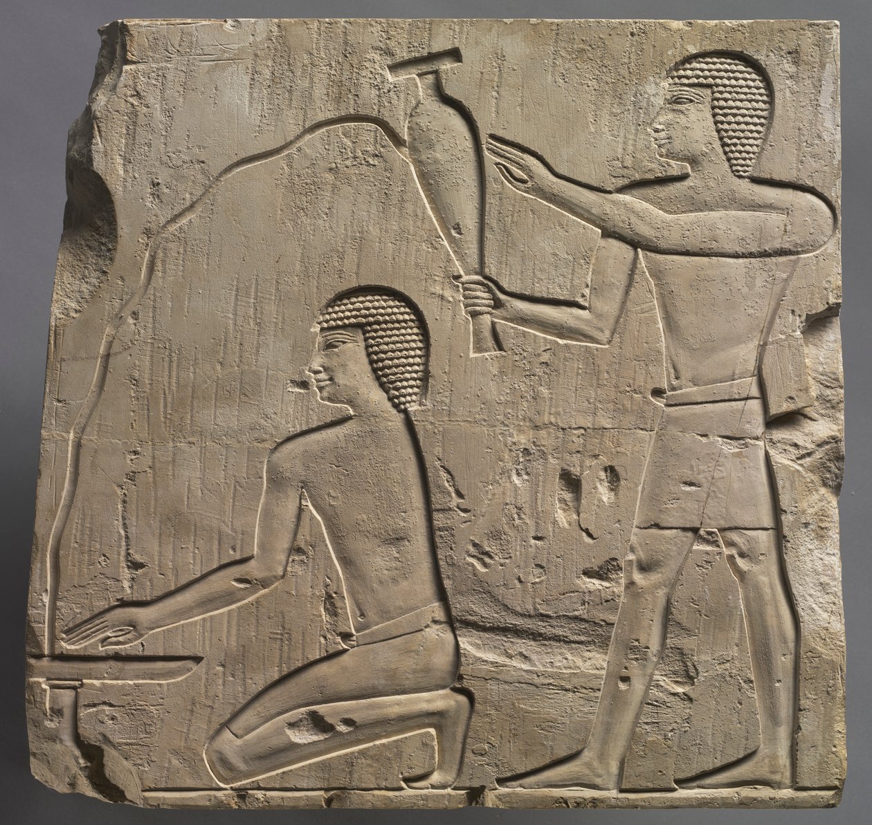 Præster, der udfører begravelsesritualer, ca. 667-647 f.Kr. af Unbekannt