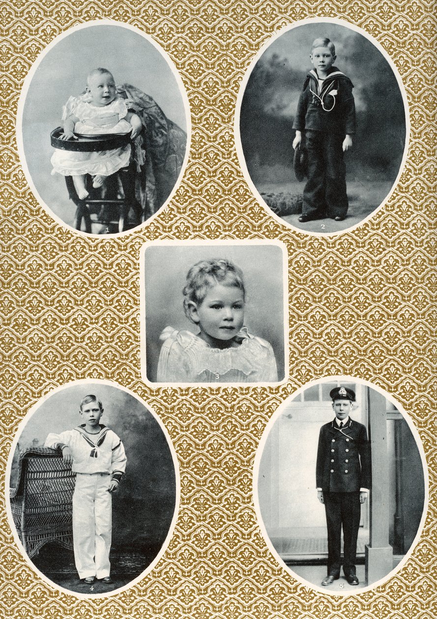Prins Albert Windsor fra et år til femten år, c1896-1910 af Unbekannt