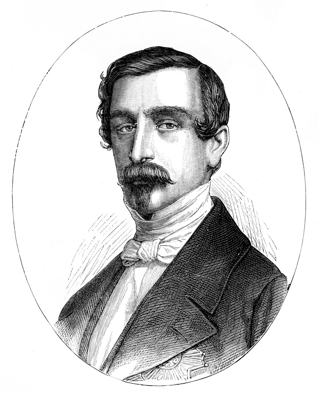 Prins Charles Louis Napoleon 1808-1873 af Unbekannt