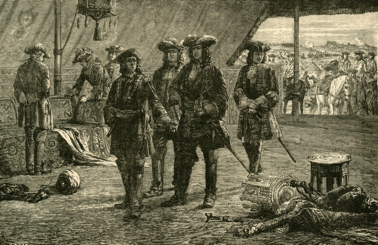 Prins Eugen efter sejren over tyrkerne i Beograd, 1717, 1890. af Unbekannt