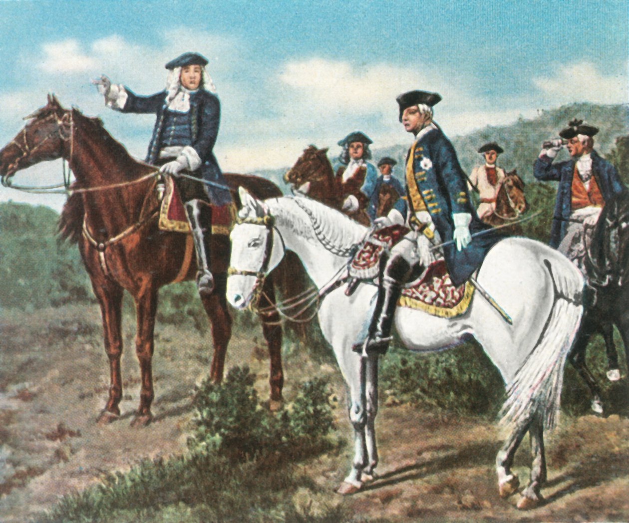 Prins Eugen og Kronprins Frederik, 1734, 1936. af Unbekannt