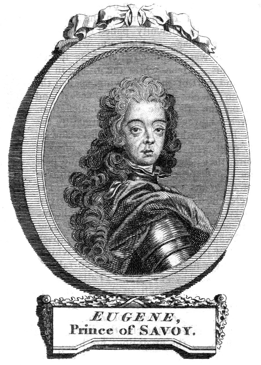 Prins Eugen af Savoyen, general i den østrigske hær af Unbekannt
