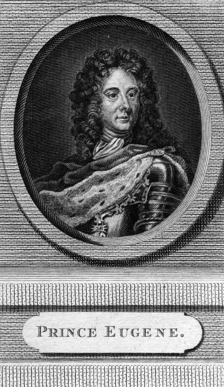 Prins Eugen af Savoyen, general i den østrigske hær af Unbekannt