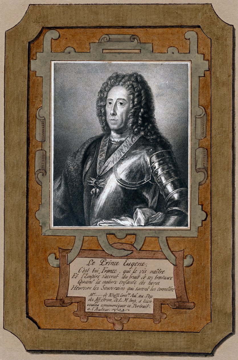 Prins Eugen af Savoyen, general i den østrigske hær af Unbekannt