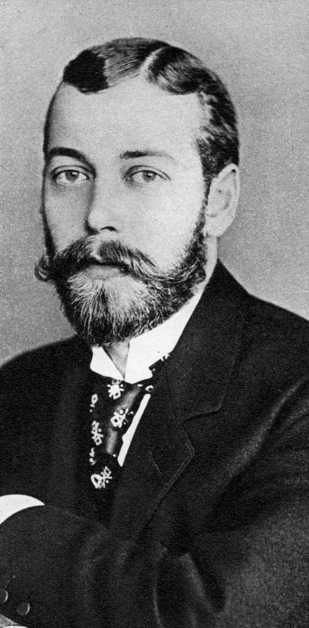Prins George, den fremtidige kong George V, slutningen af det 19.-begyndelsen af det 20. århundrede af Unbekannt