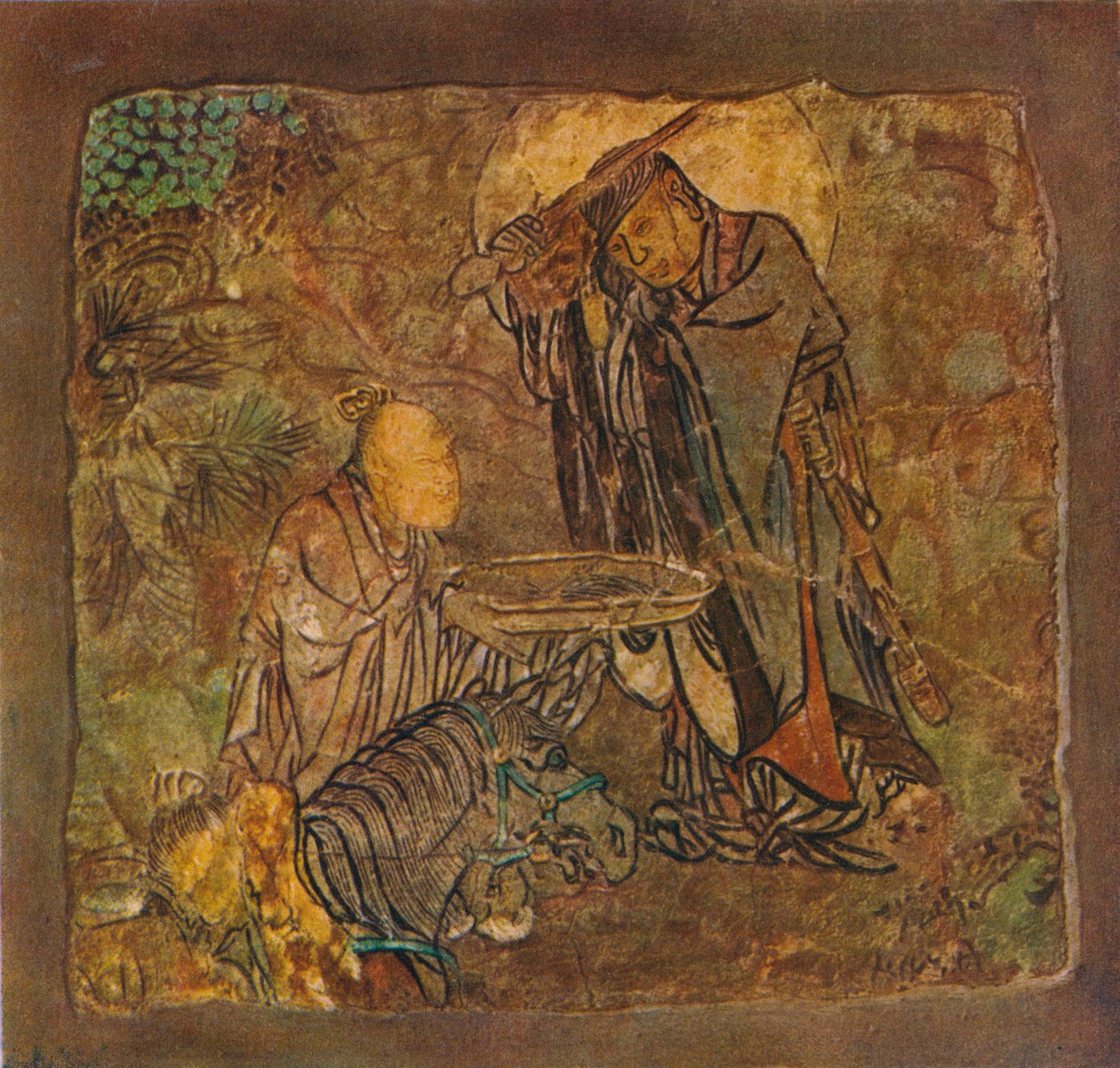 Prins Gotama Gautama klippede sit hår af, 1934-35 af Unbekannt
