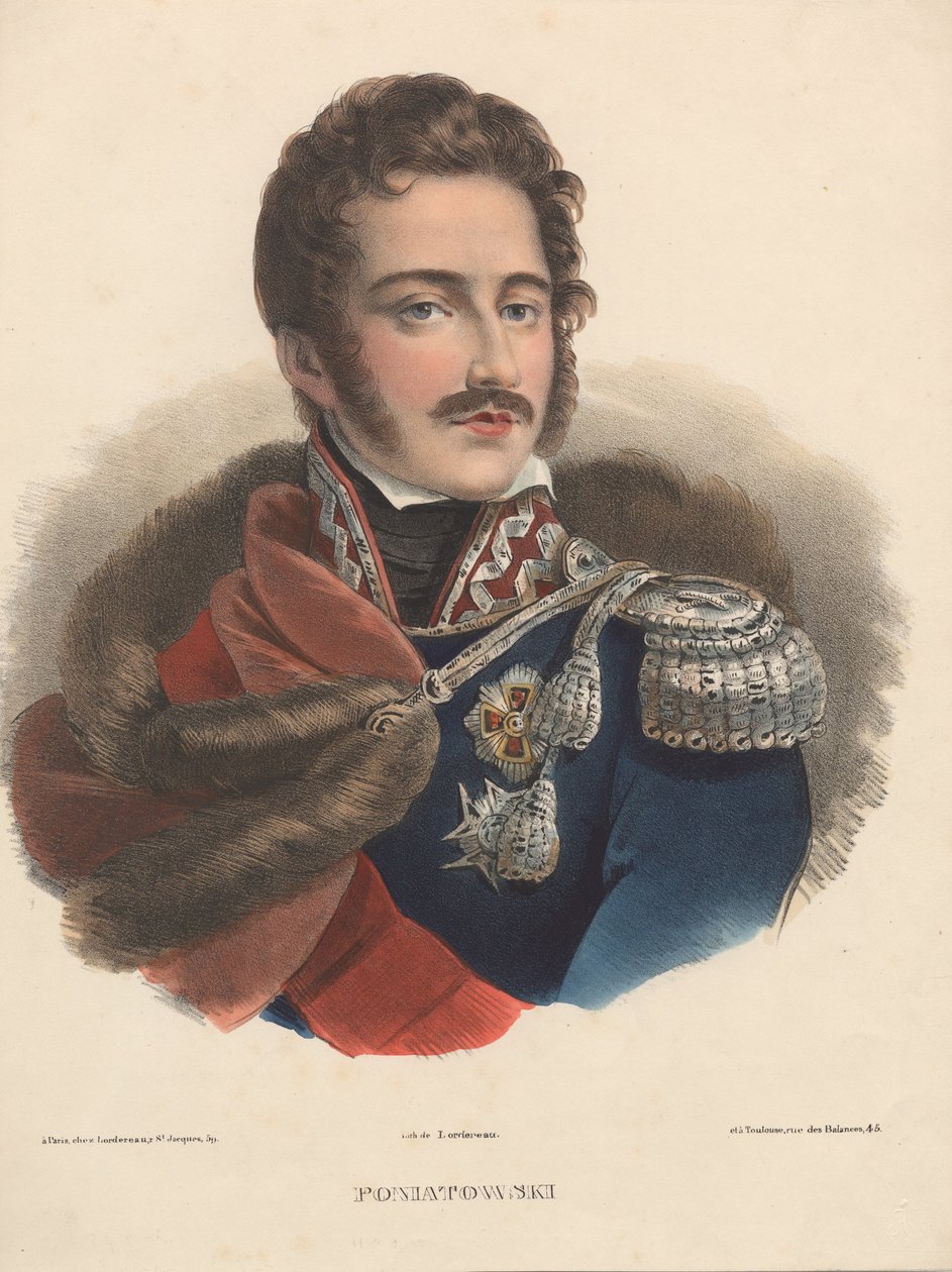 Prins Józef Poniatowski, 1835 af Unbekannt