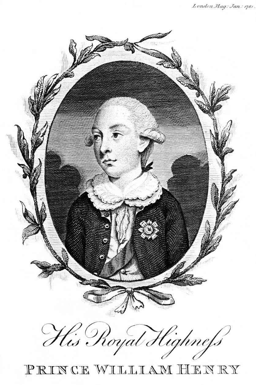 Prins William Henry, tredje søn af George III, 1781 af Unbekannt