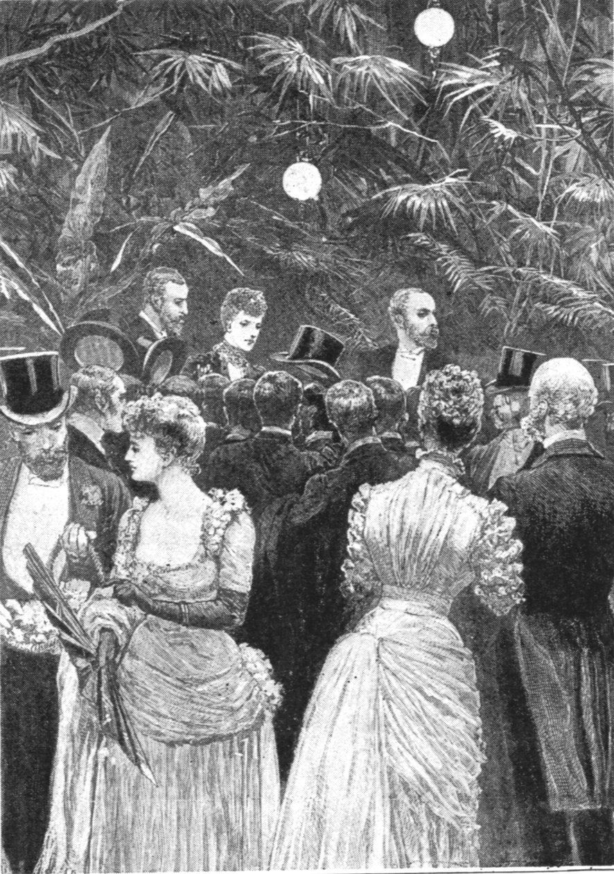 Prinsesse Alexandra sælger blomster ved en fest afholdt til fordel for London Hospitals, 23. juli 1884, af Unbekannt