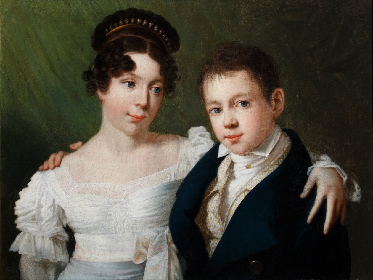 Prinsesse Alexandrine af Preussen 1803-1892 og Prins Albert af Preussen 1809-1872, 1810