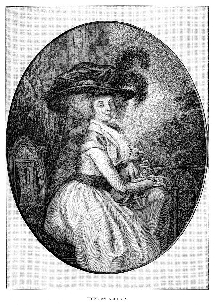 Prinsesse Augusta, anden datter af George III, 1800-tallet af Unbekannt