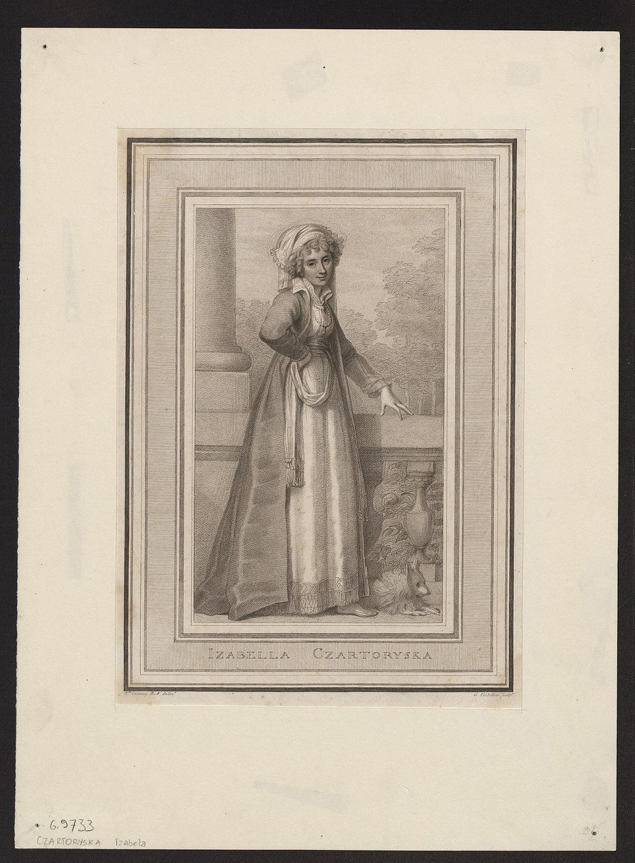 Prinsesse Izabela Czartoryska, født grevinde Fleming 1746-1835, 1700-tallet af Unbekannt