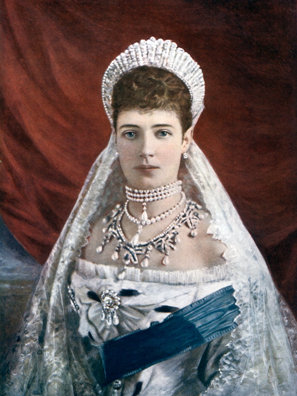 Prinsesse Marie Sophie Frederikke Dagmar, enkekejserinde af Rusland, slutningen af det 19.-begyndelsen af det 20. århundrede af Unbekannt