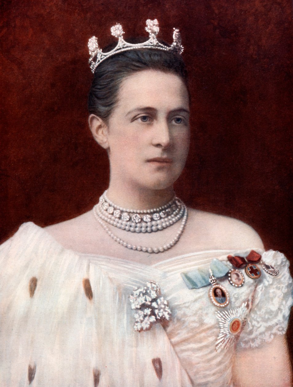 Prinsesse Olga Konstantinovna af Rusland, slutningen af det 19.-begyndelsen af det 20. århundrede af Unbekannt