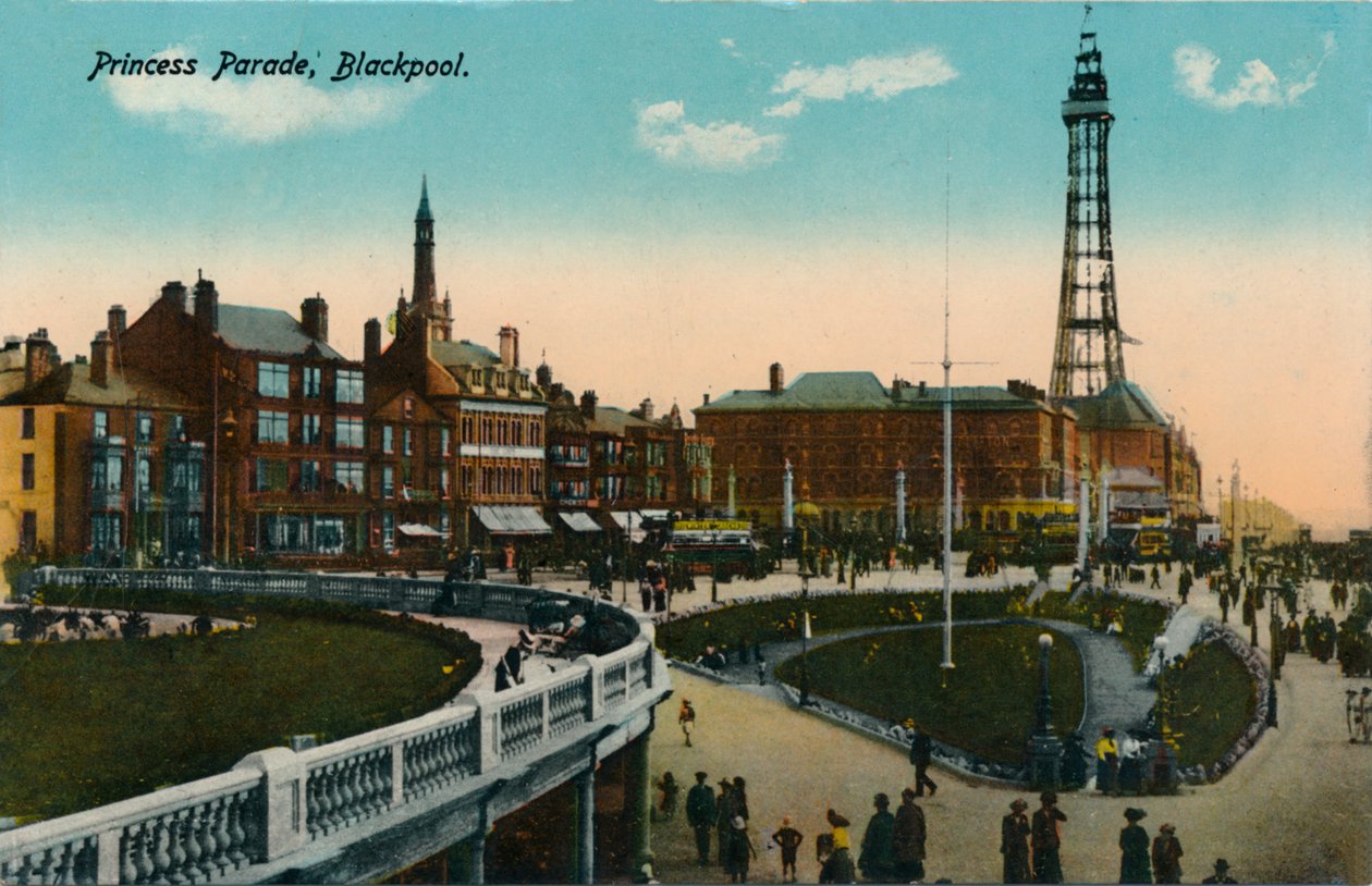 Princess Parade, Blackpool, c1915 af Unbekannt