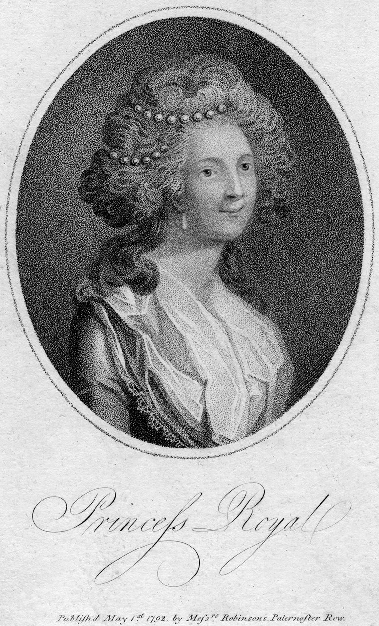 Prinsesse Royal, 1792 af Unbekannt