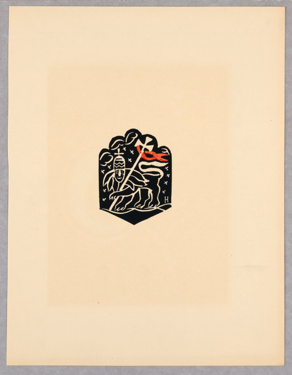 Print, Vignette, Plate X, Etiopien eller Christos, Madonna og Saints, som jeg så i belysningen af ​​den gamle etiopiske Codex -portefølje, 1920 af Unbekannt