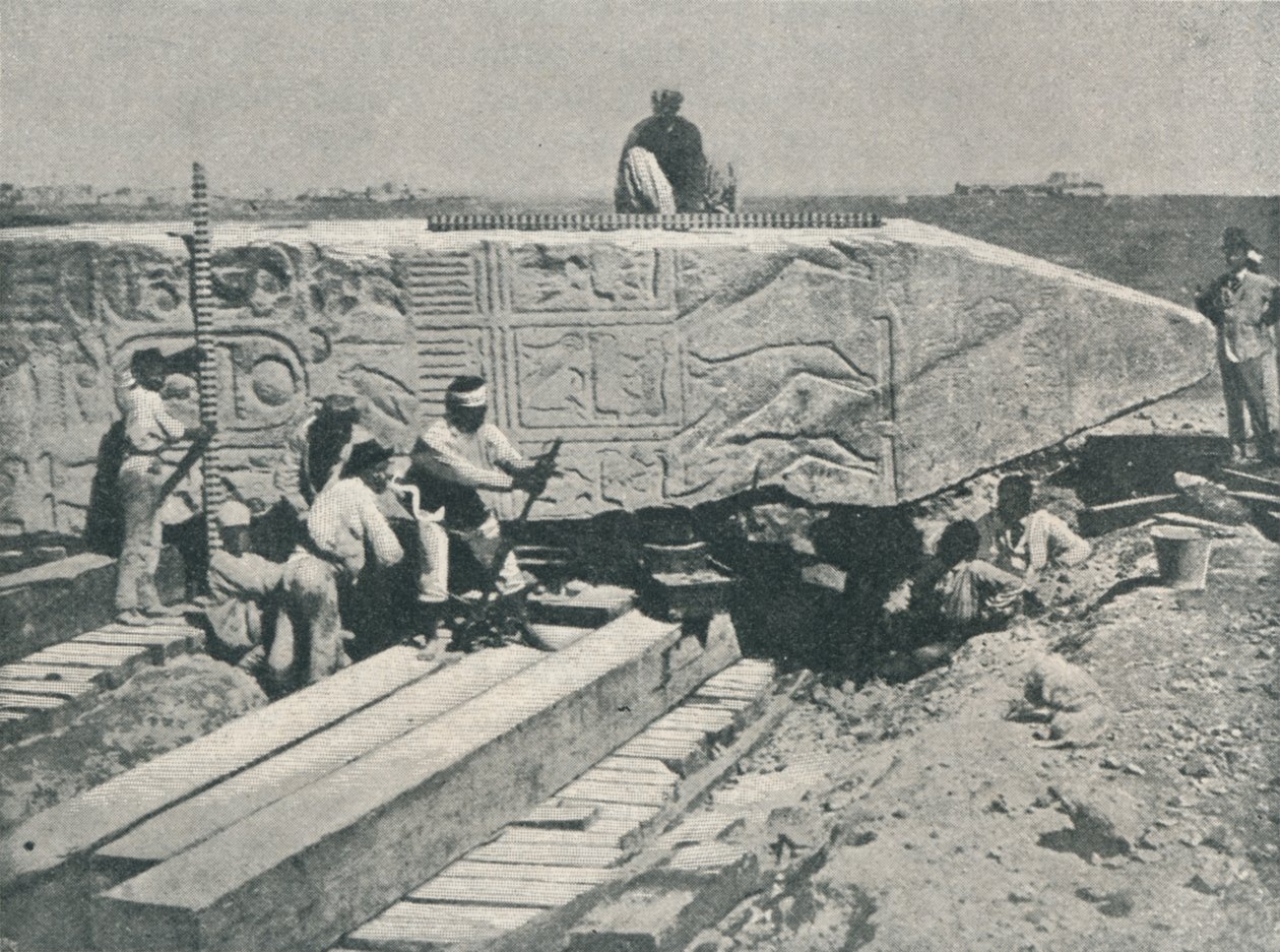 Prizing Up the Needle, for at bygge rammen under den, 1877, 1910 af Unbekannt