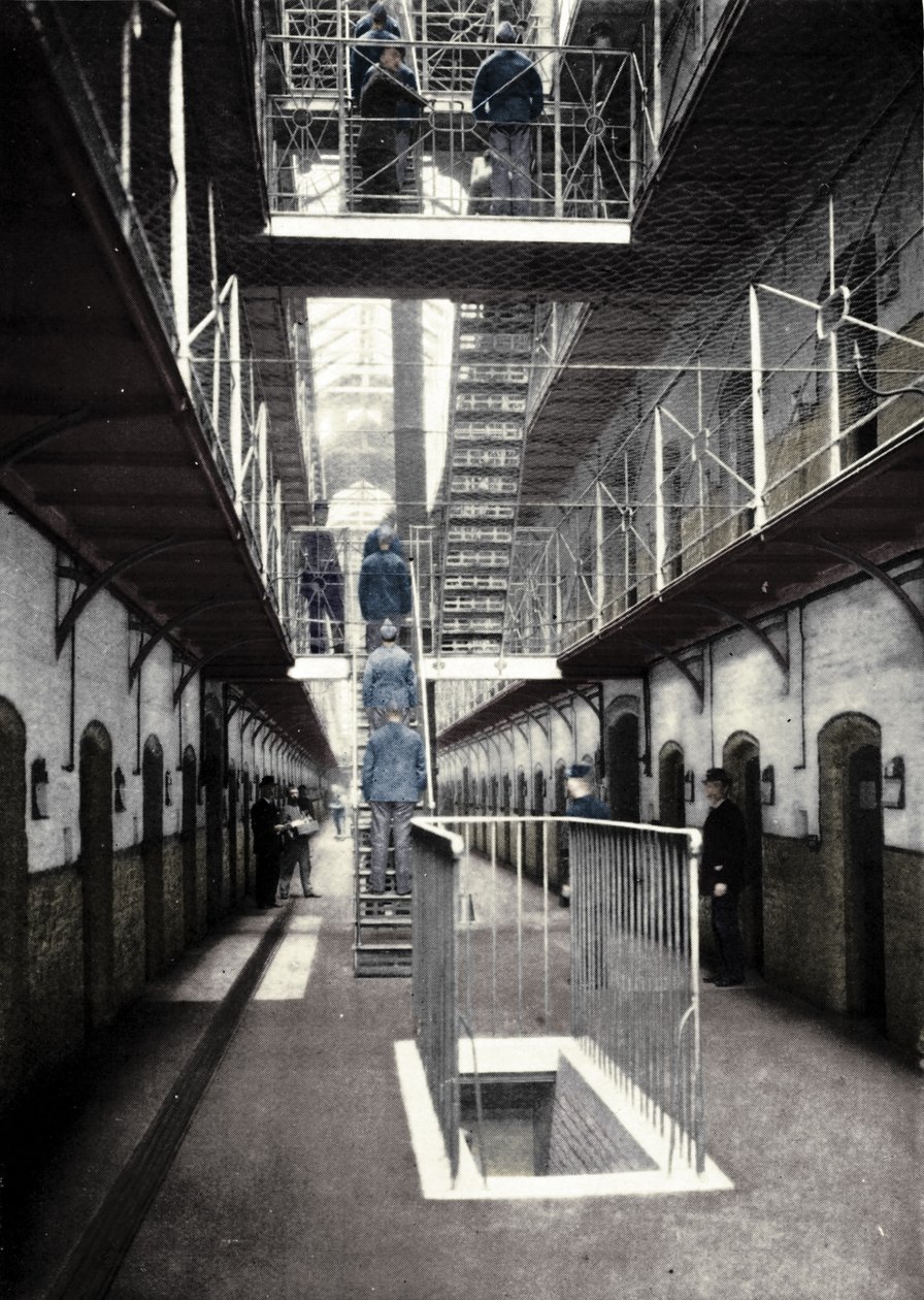 Fanger går til middag, Wormwood Scrubs Prison, London, c1903 1903 af Unbekannt