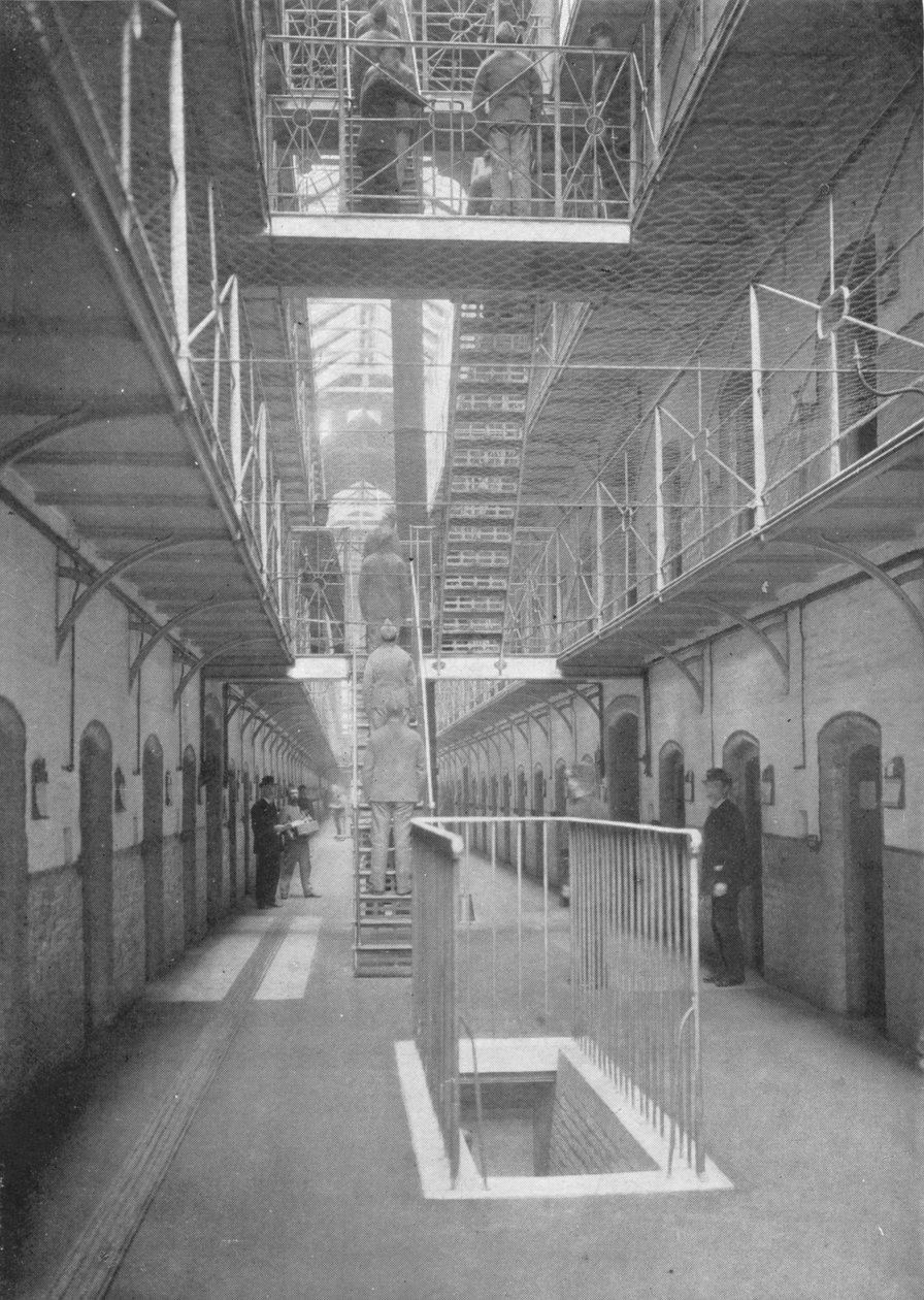 Fanger går til middag, Wormwood Scrubs Prison, London, c1903 1903 af Unbekannt