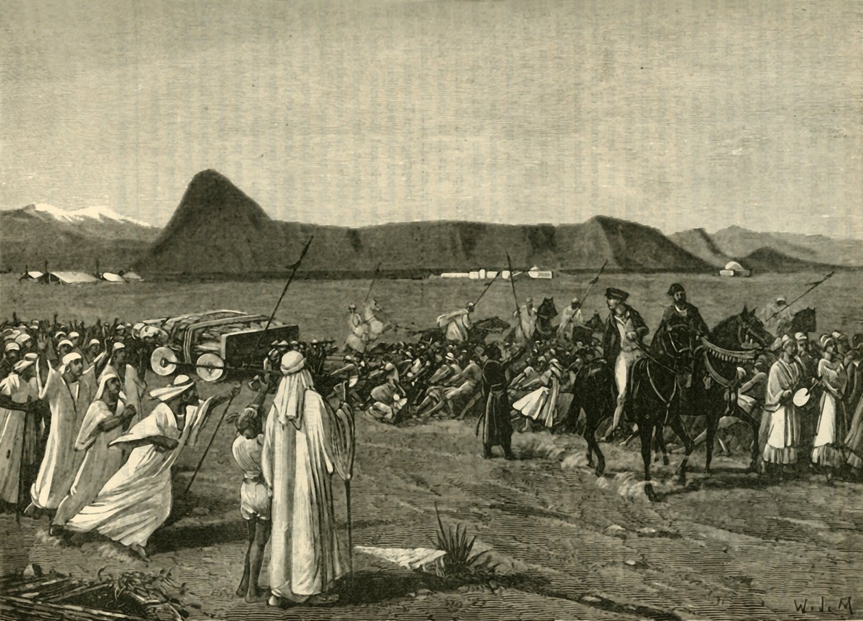Tyrens procession, 1890. af Unbekannt