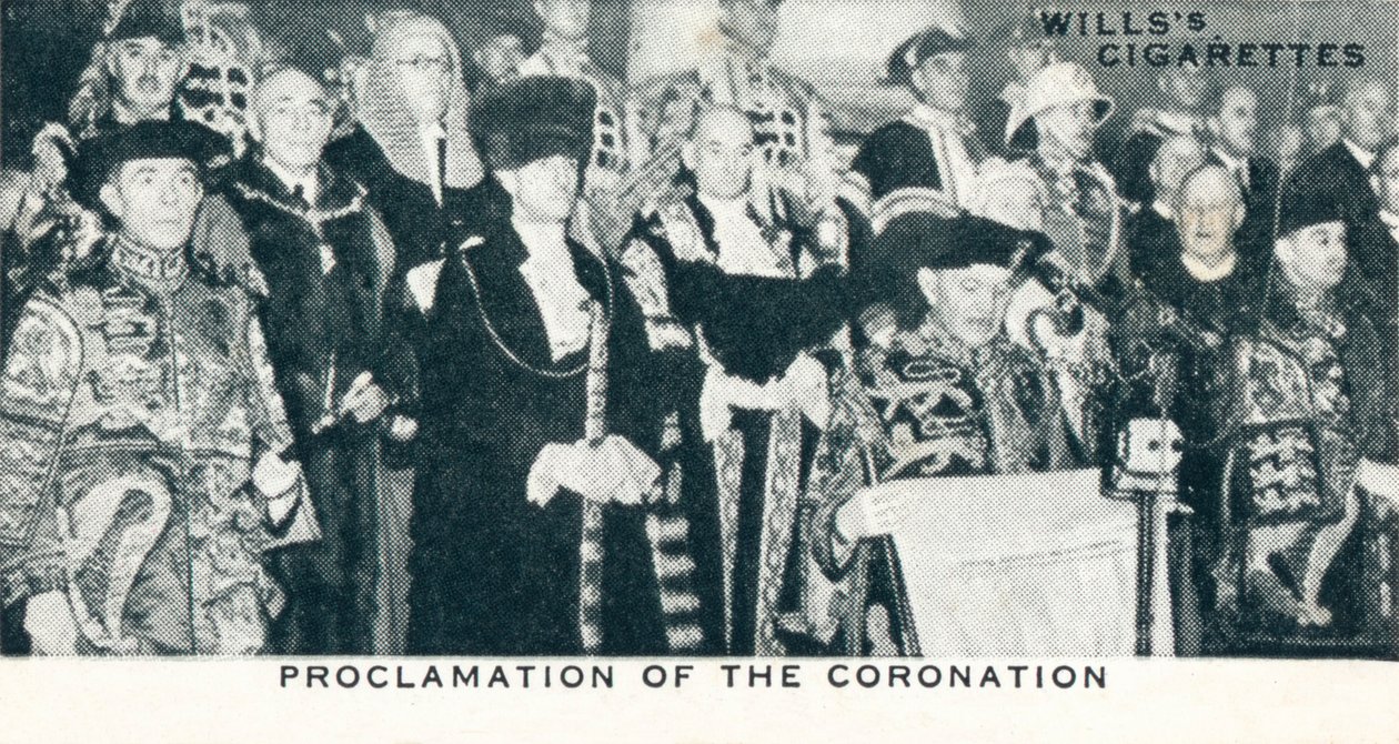 Proklamation af kroningen, 1936 1937 af Unbekannt