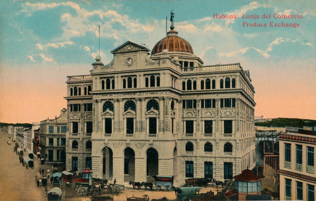 Producer Exchange, Havana, Cuba, c1916 af Unbekannt