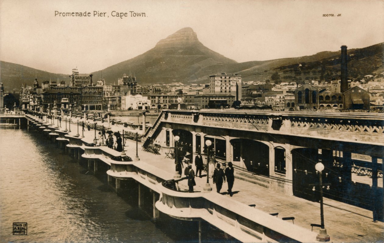 Promenade Pier, Cape Town, ca. 1900 af Unbekannt