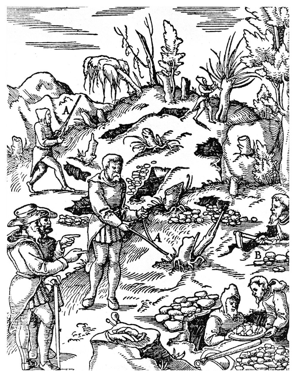 Prospektering efter metaller, 1556 1956 af Unbekannt