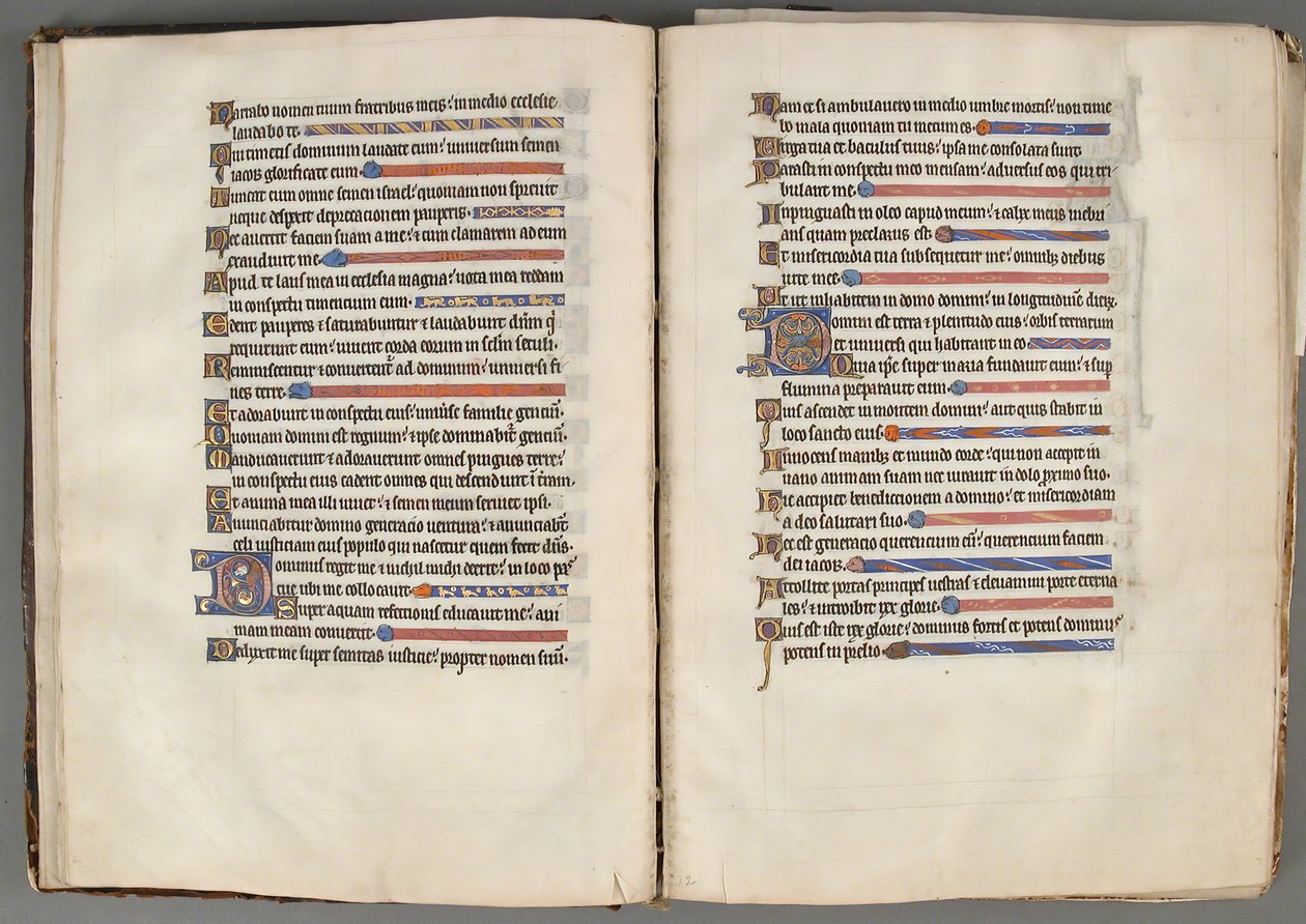 Psalter, 1200-tallet. af Unbekannt