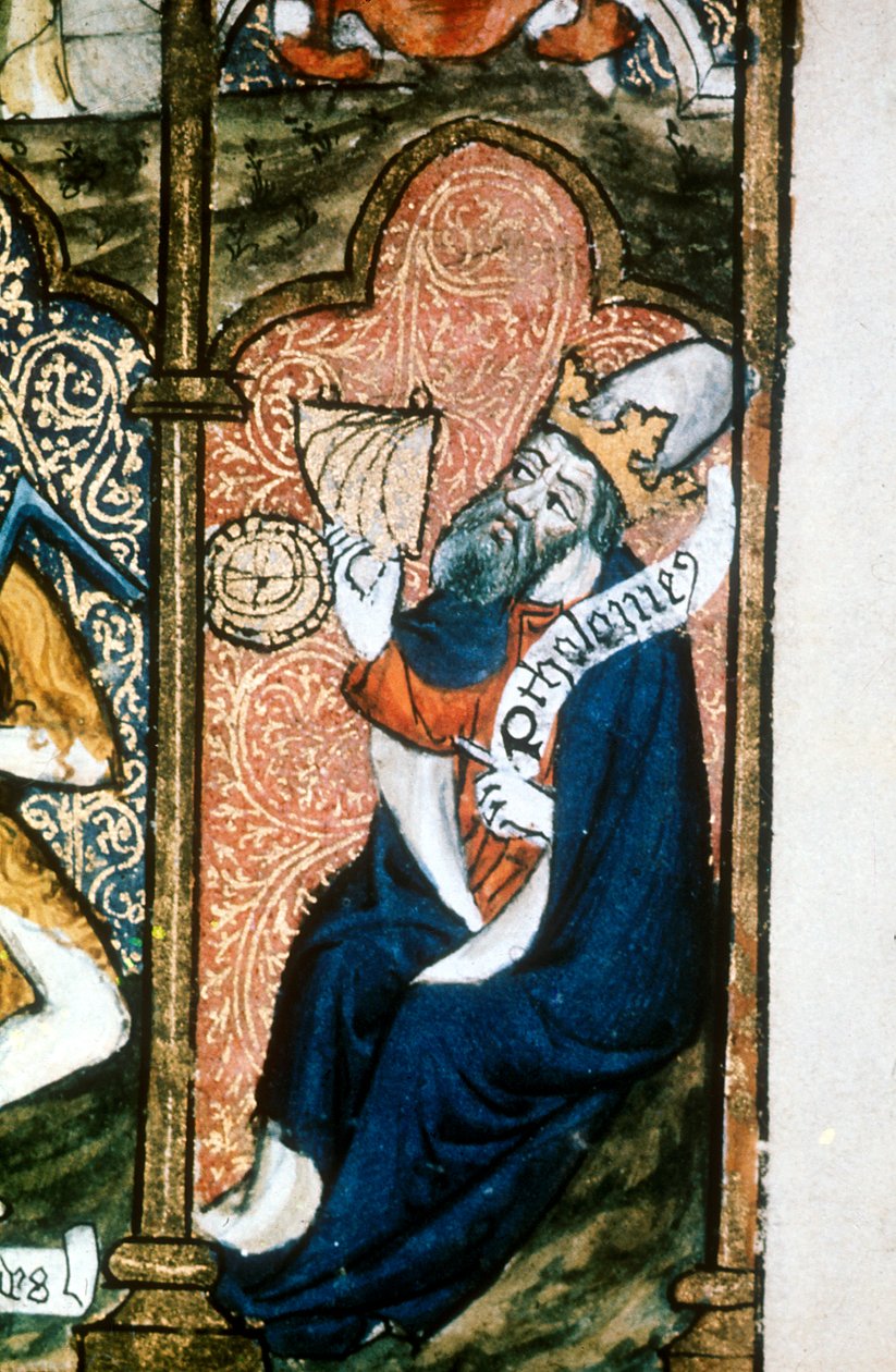 Ptolemæus Claudius af Ptolemæus c90-158, alexandrinsk græsk astronom og geograf af Unbekannt