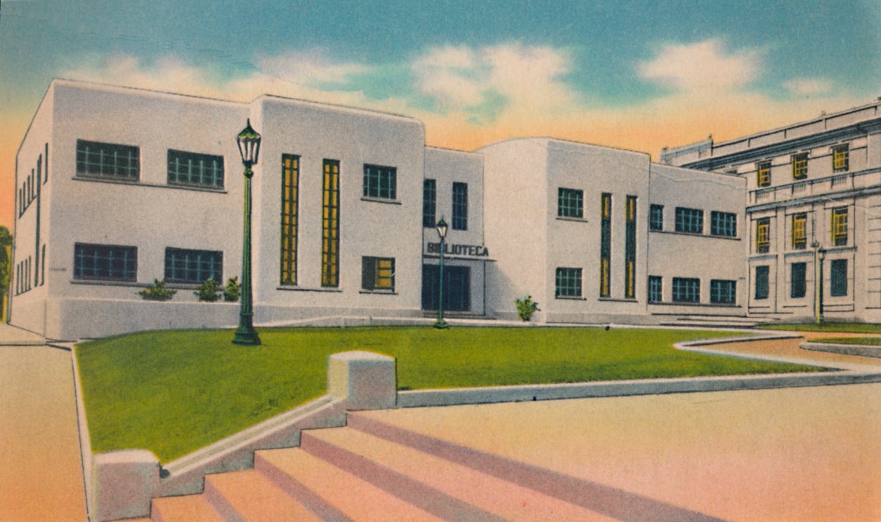 Offentligt bibliotek, Barranquilla, c1940