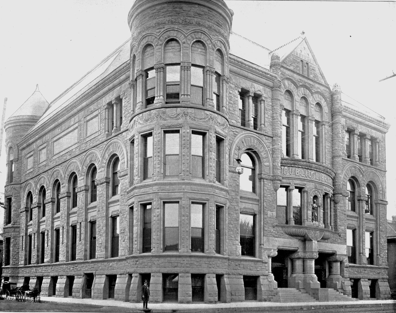 Public Library Building, Minneapolis, Minnesota, USA, c1900. af Unbekannt