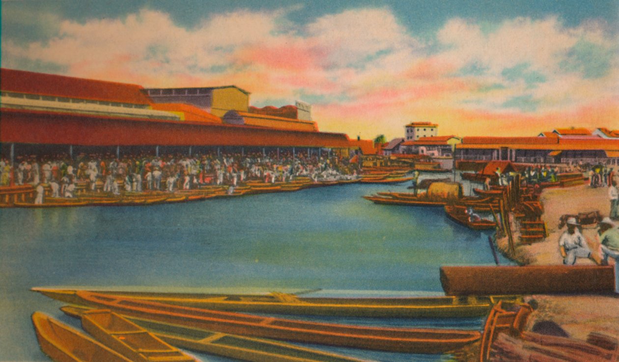 Offentligt marked, Barranquilla, c1940