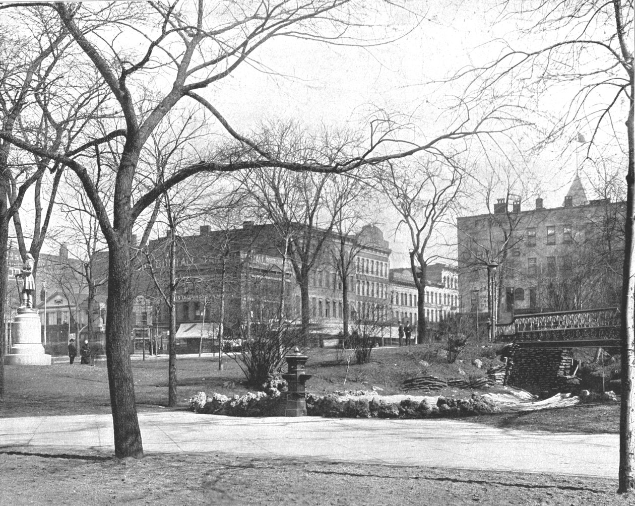 Public Square, Cleveland, Ohio, USA, c1900. af Unbekannt