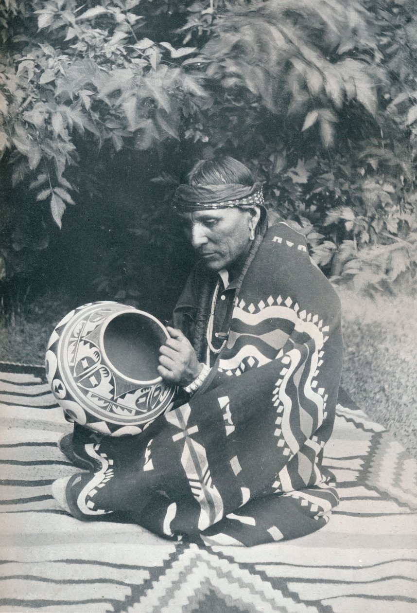 Pueblo indisk keramik, 1931 af Unbekannt