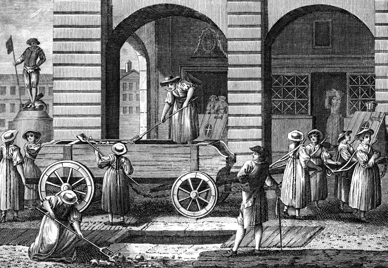 Straf af prostituerede i Schweiz, c1700-tallet af Unbekannt