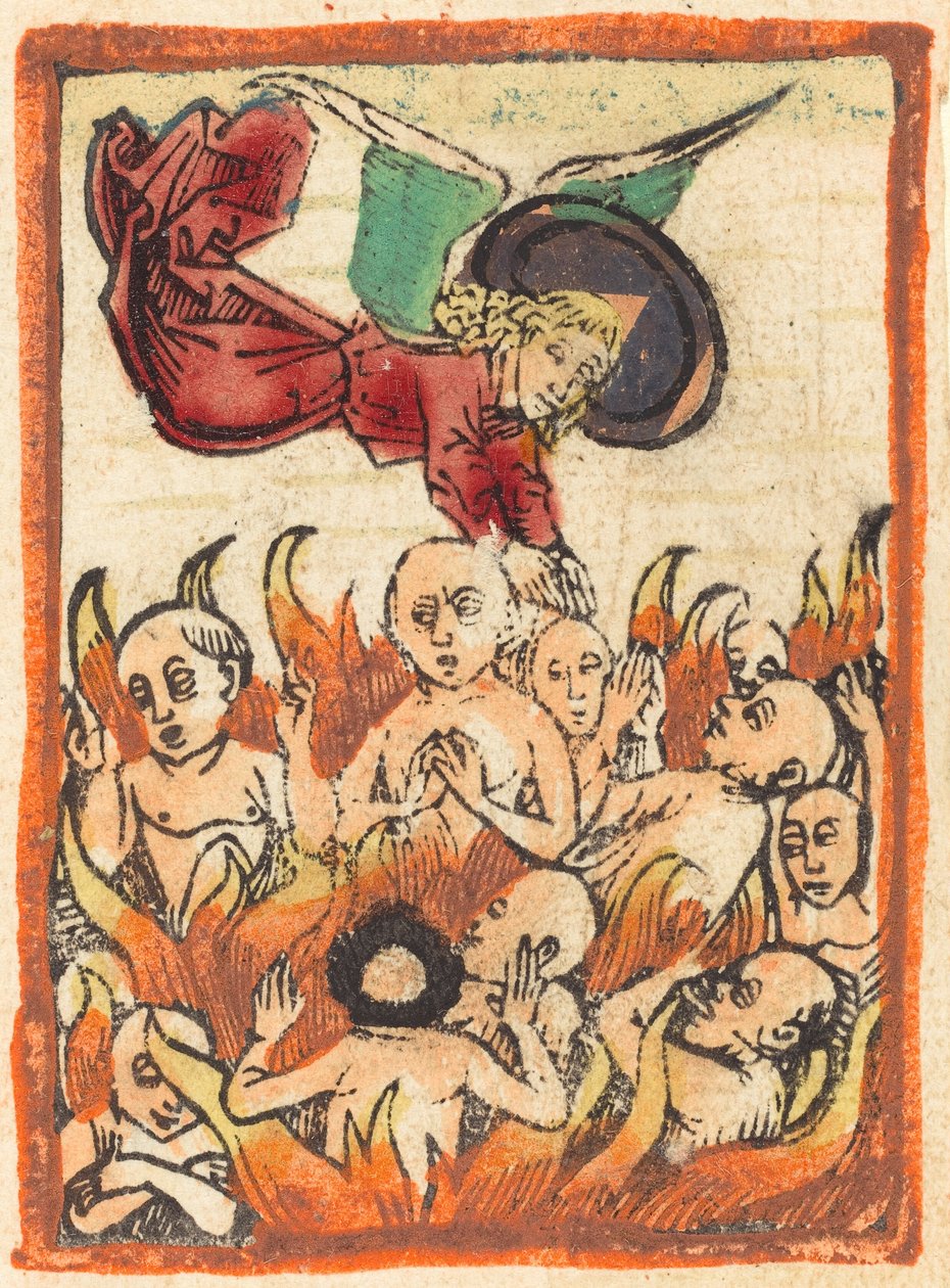 Skærsilden, ca. 1480. af Unbekannt
