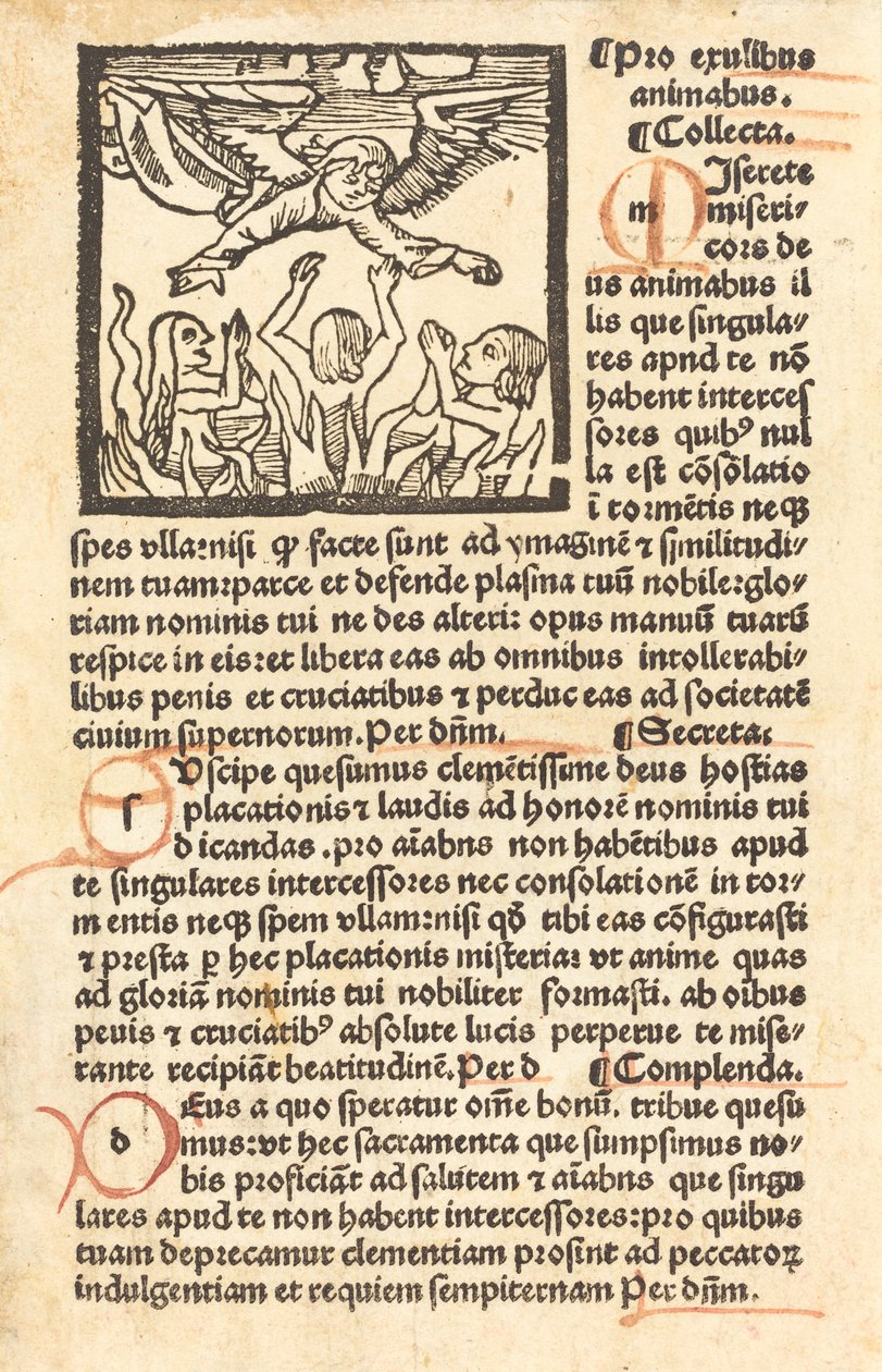 Skærsilden, ca. 1500. af Unbekannt