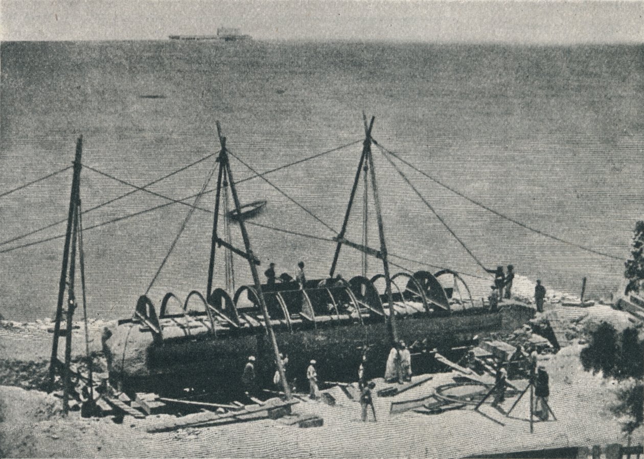 Påføring af hylsteret, 1877, 1910 af Unbekannt